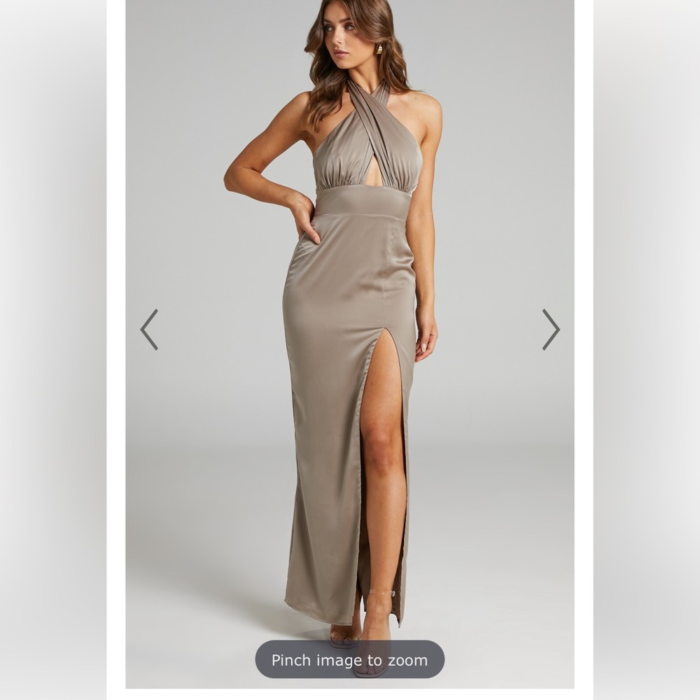 Sho Po Halter Maxi Dress